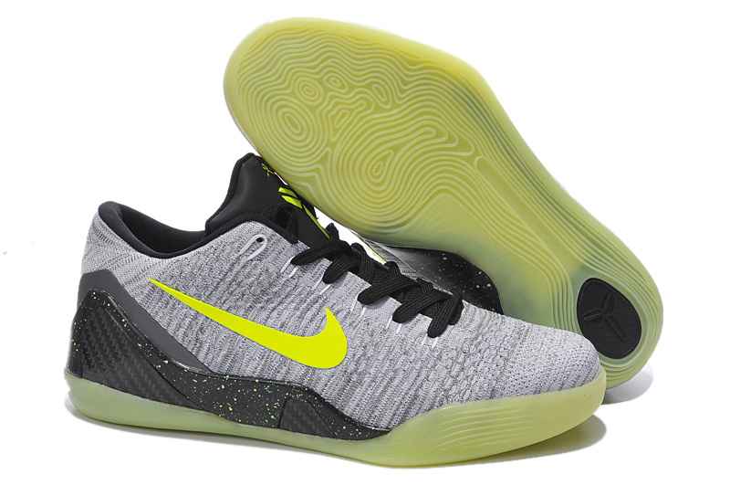Nike Kobe 9 Elite Low Custom white gray